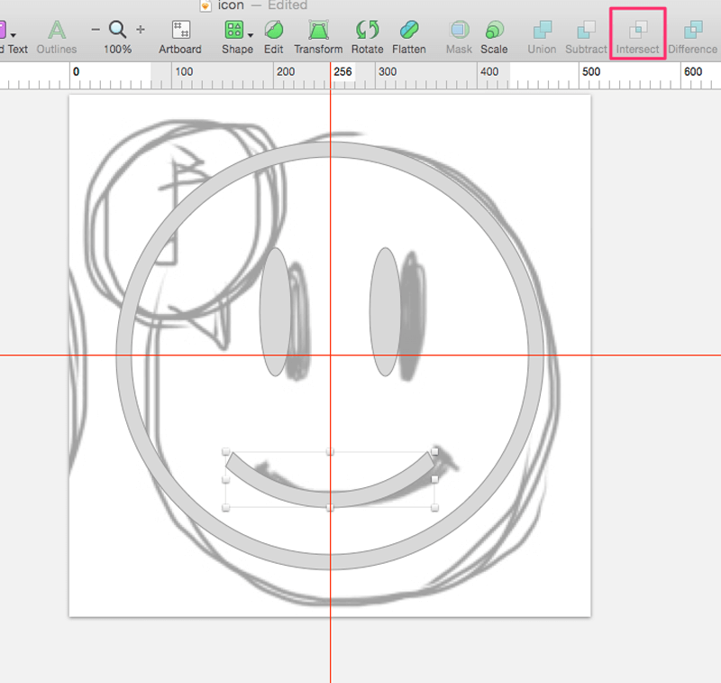 6.目や他のパーツをShape（図形ツール）で作成する